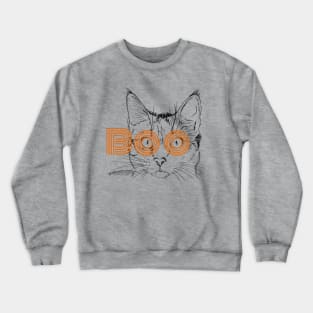 Boo Cat Crewneck Sweatshirt